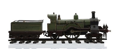 Lot 334 - A 4-2-2 live steam GNR (Great Northern Railway) locomotive and tender