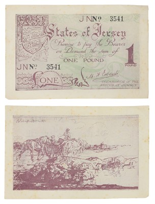 Lot 72 - Notes, States of Jersey, Second World War issue