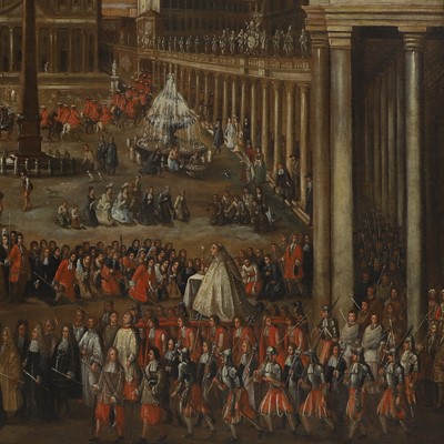 Lot 56 - Attributed to Alessandro Piazza (Italian, 1652/65-1727)