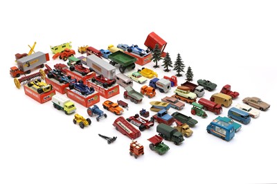 Lot 331 - A collection of unboxed Matchbox die-cast toys