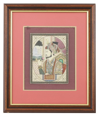 Lot 63 - A pair of Indian gouache portraits