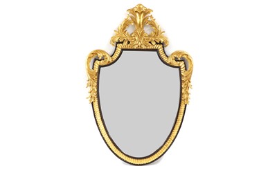 Lot 151 - A large giltwood mirror