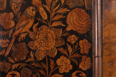 Lot 345 - A William and Mary walnut and marquetry longcase clock by Joseph Windmills of London