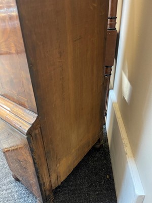 Lot 345 - A William and Mary walnut and marquetry longcase clock by Joseph Windmills of London