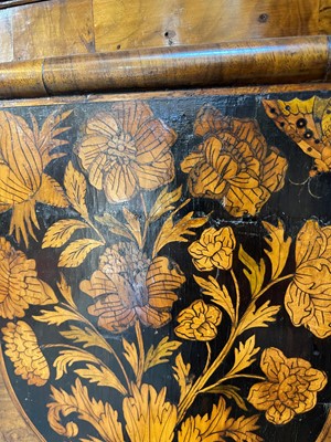 Lot 345 - A William and Mary walnut and marquetry longcase clock by Joseph Windmills of London