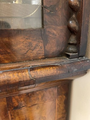 Lot 345 - A William and Mary walnut and marquetry longcase clock by Joseph Windmills of London