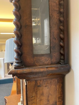 Lot 345 - A William and Mary walnut and marquetry longcase clock by Joseph Windmills of London