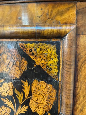 Lot 345 - A William and Mary walnut and marquetry longcase clock by Joseph Windmills of London