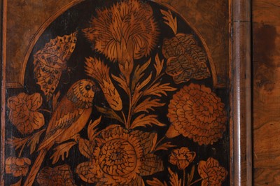 Lot 345 - A William and Mary walnut and marquetry longcase clock by Joseph Windmills of London