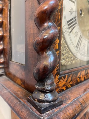Lot 345 - A William and Mary walnut and marquetry longcase clock by Joseph Windmills of London