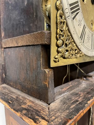 Lot 345 - A William and Mary walnut and marquetry longcase clock by Joseph Windmills of London
