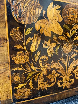 Lot 345 - A William and Mary walnut and marquetry longcase clock by Joseph Windmills of London
