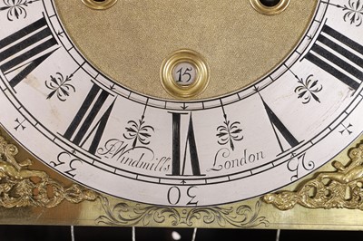Lot 345 - A William and Mary walnut and marquetry longcase clock by Joseph Windmills of London