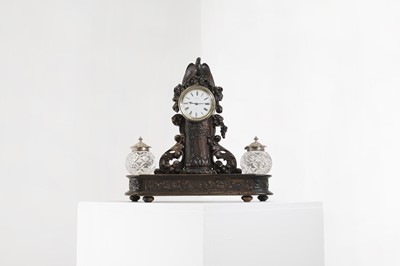 Lot 285 - A Victorian presentation coromandel desk stand