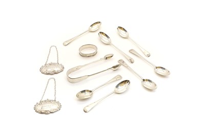 Lot 4 - A small collection of silver items
