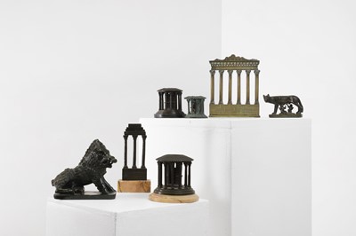 Lot 356 - A collection of grand tour models