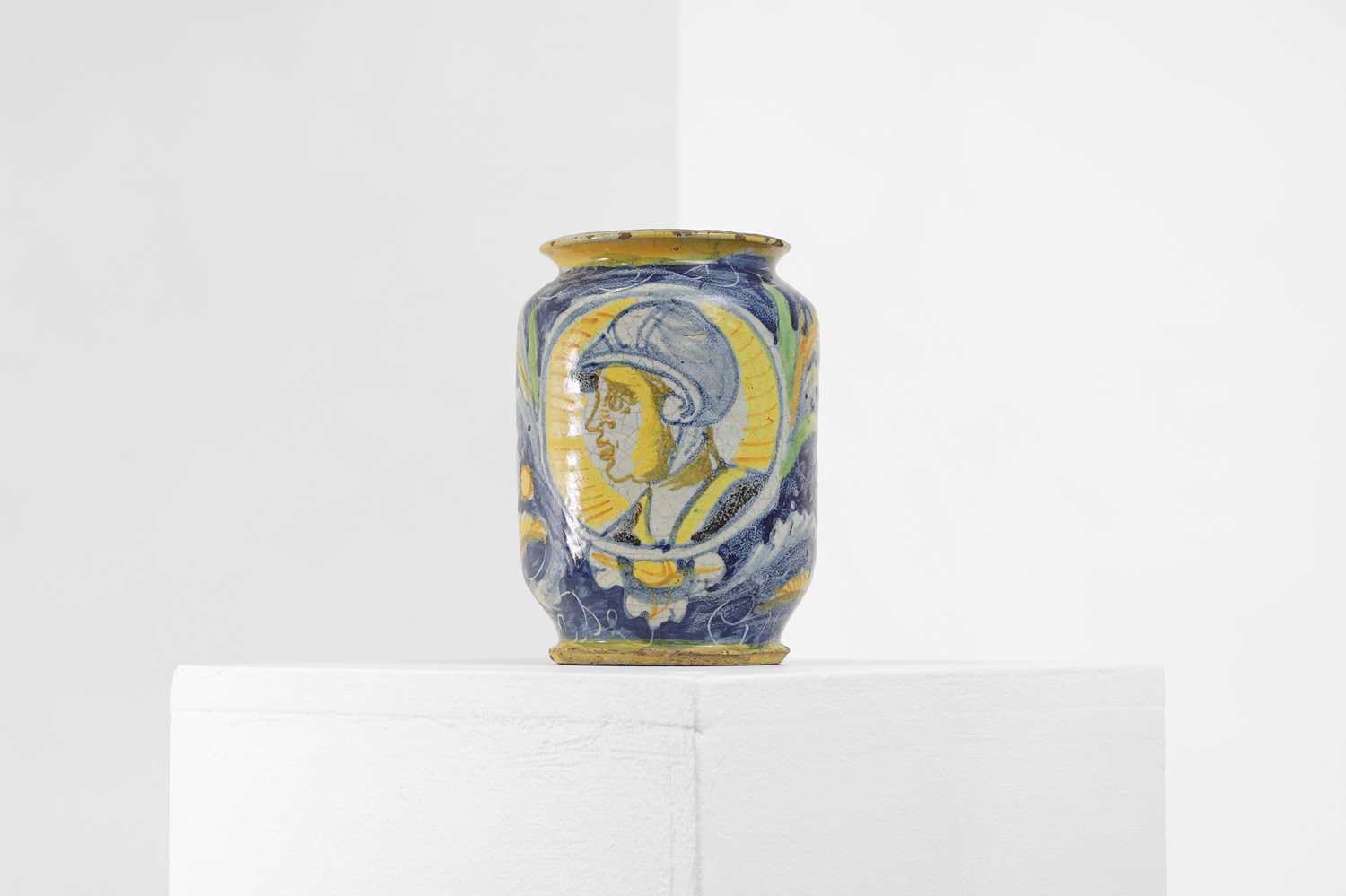 Lot 231 - A maiolica albarello