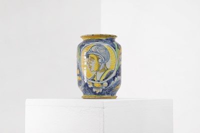 Lot 231 - A maiolica albarello