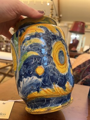 Lot 231 - A maiolica albarello