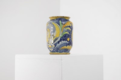Lot 231 - A maiolica albarello