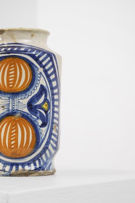 Lot 235 - A maiolica albarello