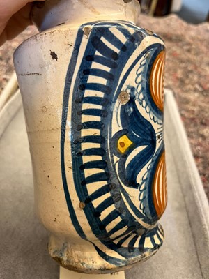 Lot 235 - A maiolica albarello