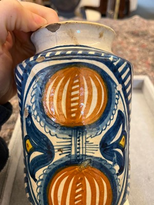 Lot 235 - A maiolica albarello