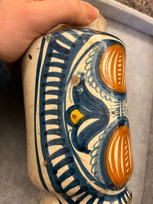 Lot 235 - A maiolica albarello