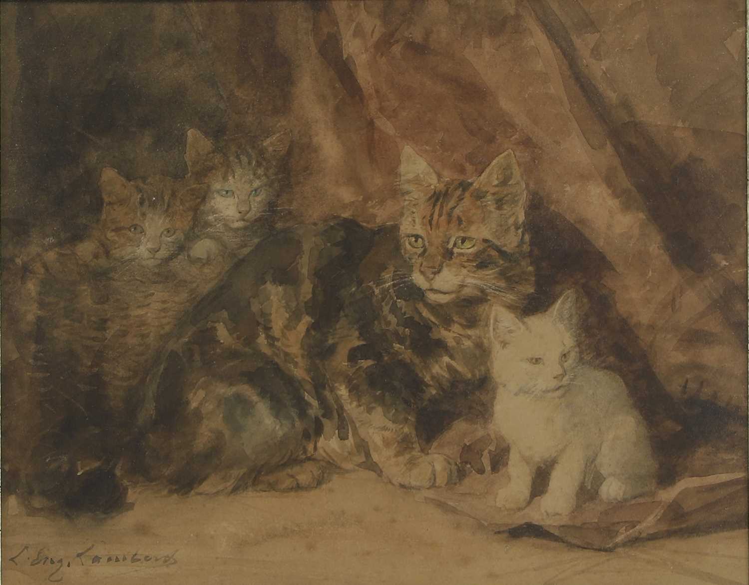 Lot 449 - Louis Eugène Lambert (French, 1825-1900)