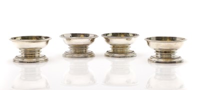 Lot 9 - A group of four George III silver salts