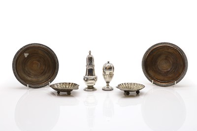 Lot 29 - Two silver casters
