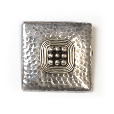 Lot 41 - A French Art Deco silver brooch, by Fernand Grange, c.1925