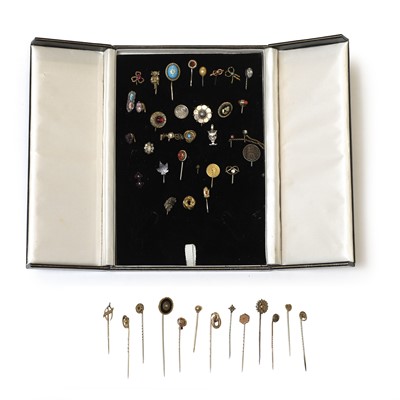 Lot 308 - A large collection of stick pins