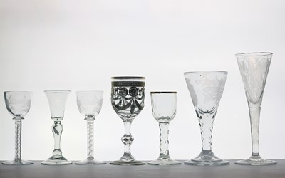 Lot 276 - A group of drinking glasses