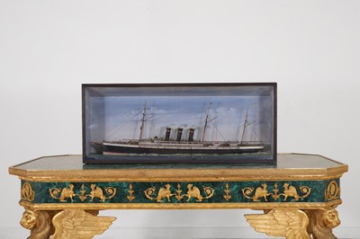 Lot 542 - A cased model of the SS 'City of Paris'