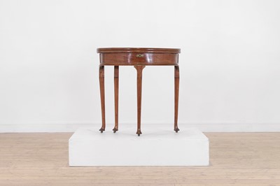 Lot 443 - A George I walnut tea table