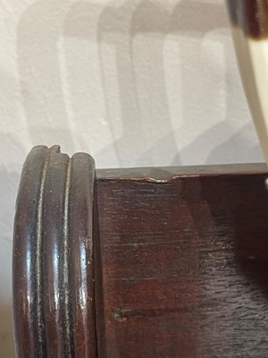 Lot 462 - A large Regency mahogany waterfall bookcase