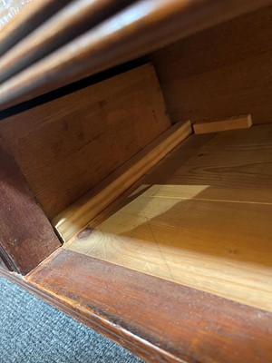 Lot 462 - A large Regency mahogany waterfall bookcase