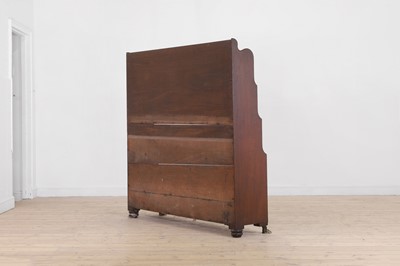 Lot 462 - A large Regency mahogany waterfall bookcase