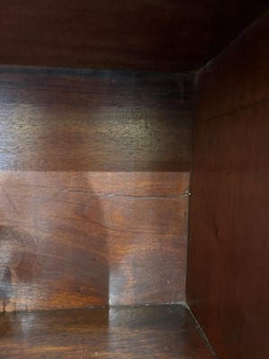 Lot 462 - A large Regency mahogany waterfall bookcase