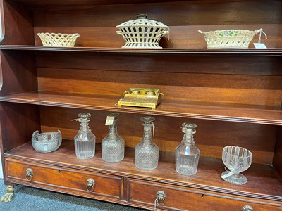 Lot 462 - A large Regency mahogany waterfall bookcase