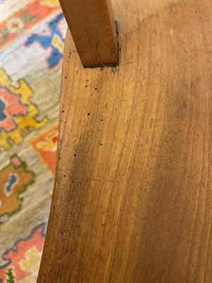 Lot 196 - A harlequin set of eight elm and beech Oxford single chairs