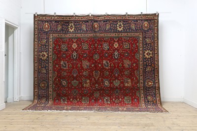 Lot 455 - A Persian wool carpet
