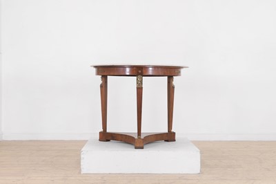 Lot 112 - An Empire-style mahogany guéridon