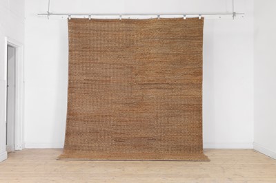 Lot 163 - A Benares jute carpet
