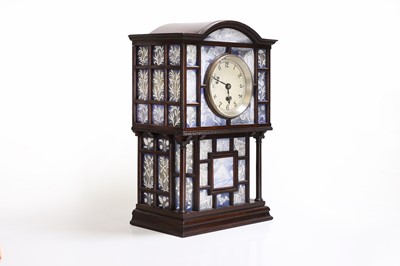 Lot 78 - An Aesthetic Movement walnut bracket clock