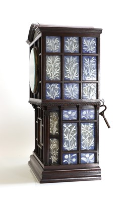 Lot 78 - An Aesthetic Movement walnut bracket clock