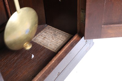 Lot 78 - An Aesthetic Movement walnut bracket clock