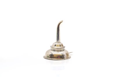 Lot 71 - A George III silver wine funnel