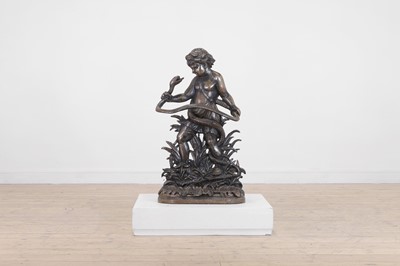 Lot 94 - A Victorian-style cast iron stick stand